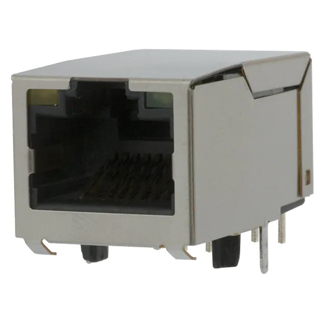 J1011F01PNL - Разъем RJ45, Розетка на плату, 12 контактов угловая монтаж: в отверстие