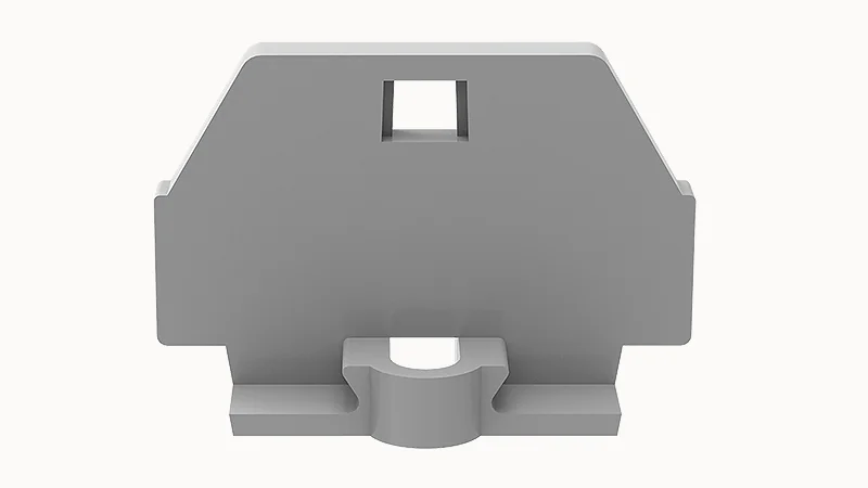Торцевая крышка D-WS1.5-DB-01P-11 - Торцевая крышка, для клемм WS1.5-DB..., цвет: серый