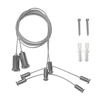 Подвес ARH-2x1m Set (Pad 1.7x8mm) 027926 - Подвес для профиля ARH-W180, длина 1 м. В комплекте 2 тросика с держателями.  Цена за комплект.