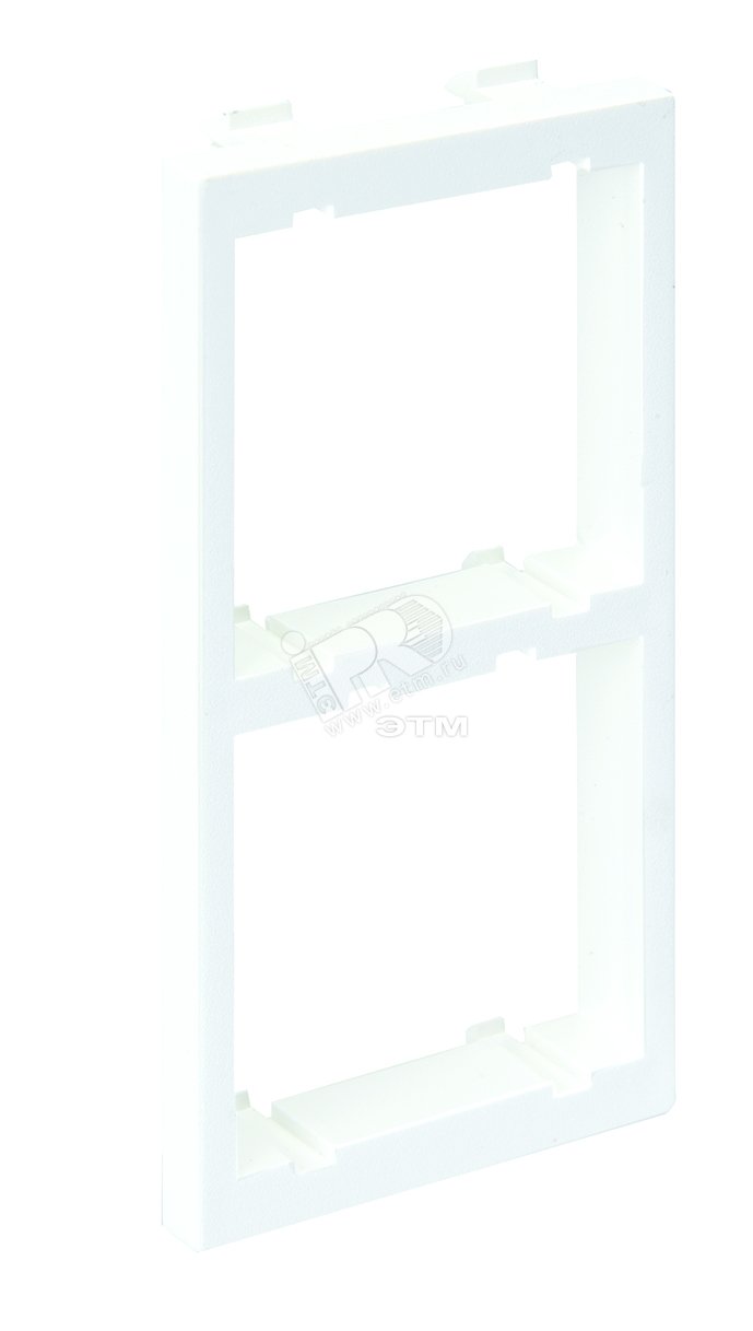 Адаптер вертикальный на 2 модуля K45, S - S62-9 Адаптер вертикальный на 2 модуля K45, S-модуль, белый