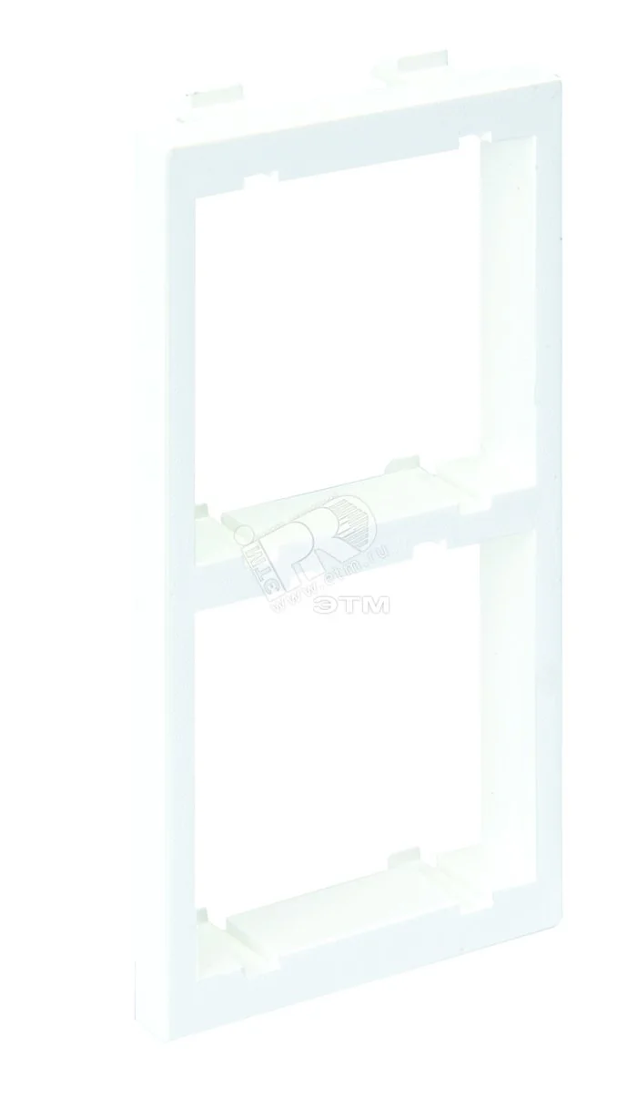 Connect Адаптер вертикальный на 2 модуля K45 45х45мм CIMA-модуль 52x108 мм SC алюминий S62-8