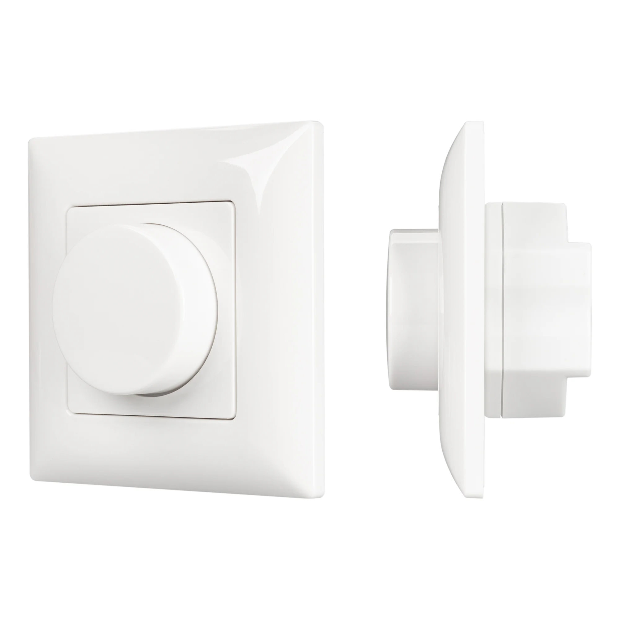 Панель SMART-P14-DIM-P-IN White 230V, 1.5A, 0/1-10V, Rotary, 2.4G ARL, IP20 пластик, 5 лет