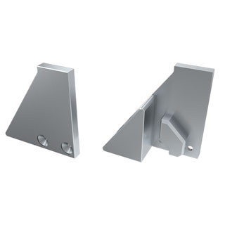 Заглушка для ALM-GLASS-6 с опорой левая глухая 026729 - Заглушка для ALM-GLASS-6 с опорой левая глухая. Цена за 1 шт.