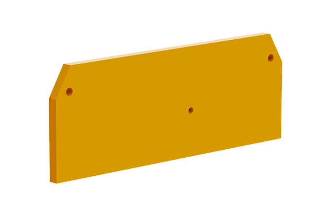 Торцевая крышка 204152 - Торцевая крышка для клемм TA4-1-2, цвет: оранжевый