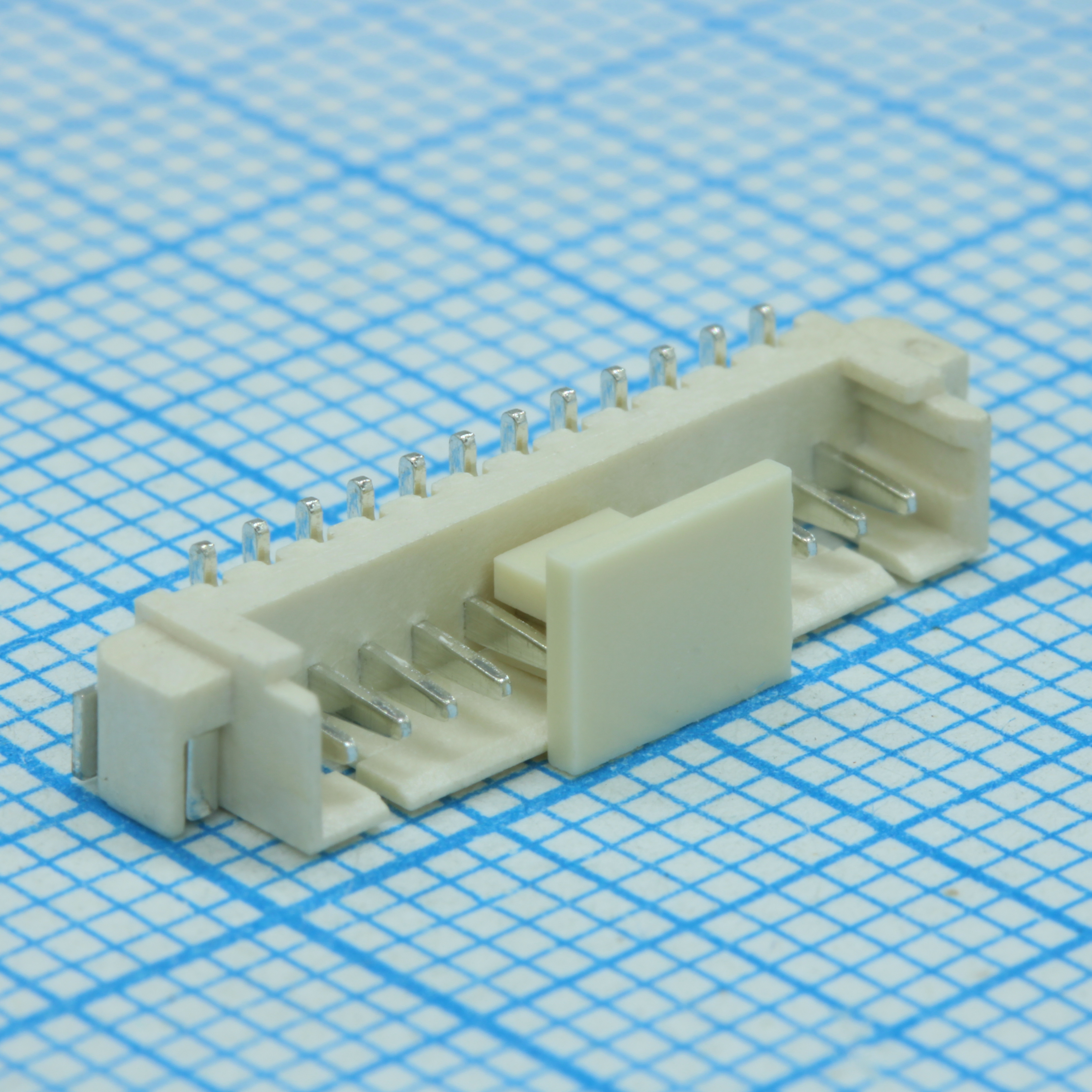 DS1020-03-12MVT1-R - Разъем провод-плата SMD без фланца обжимной 12 контактов шаг 1.25мм