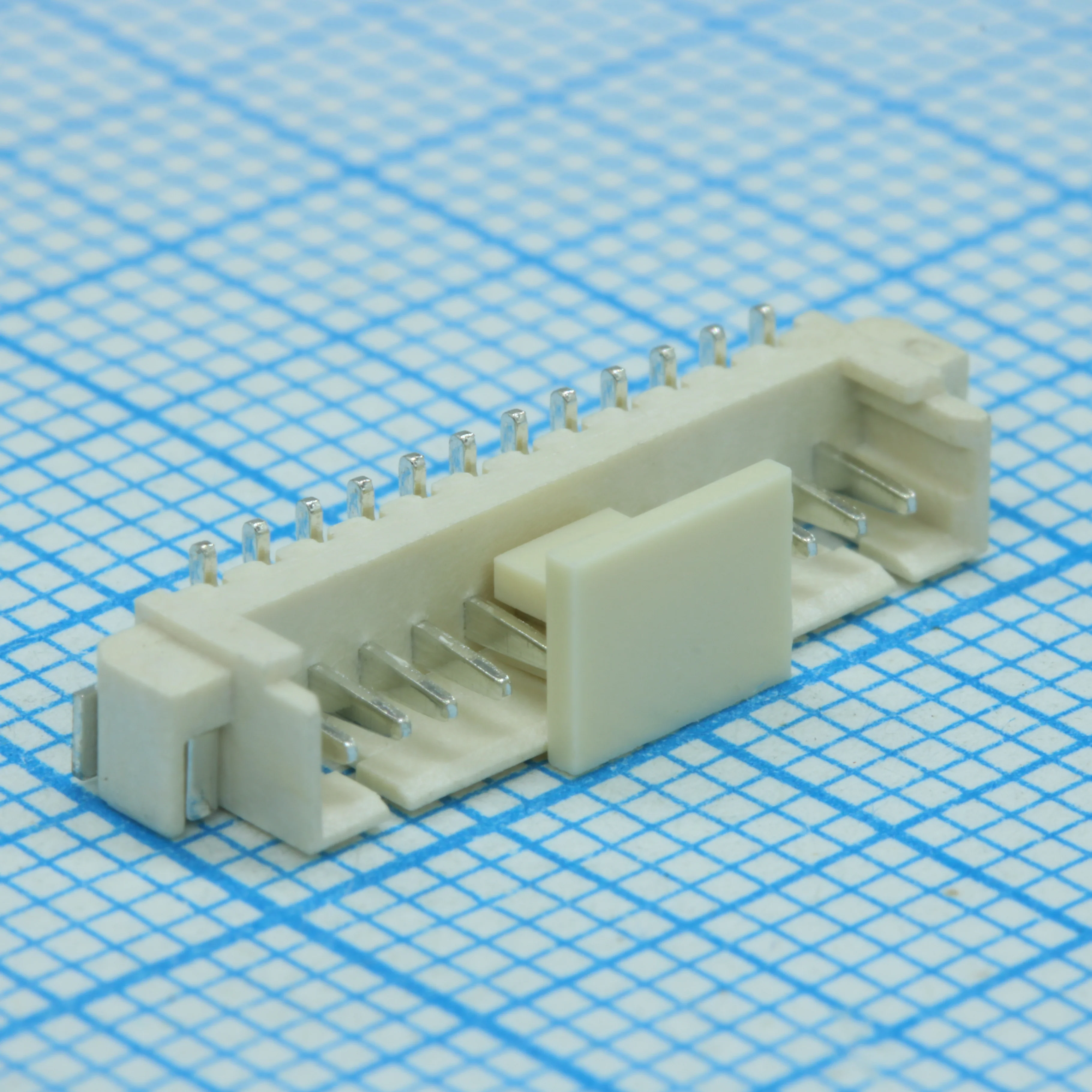 DS1020-03-12MVT1-R - Разъем провод-плата SMD без фланца обжимной 12 контактов шаг 1.25мм