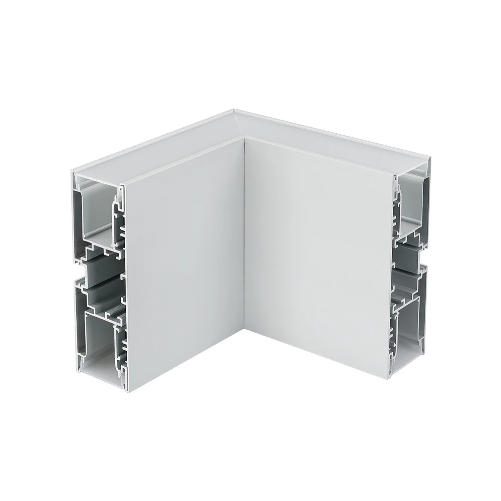 Угол S2-WALL-X2-H128-L90N внутренний 021288 - внутренний прямой угол в сборе для соединения 2-х профилей S2-WALL-X2-H128 под прямым углом 90°. Для установки в угол стены. В комплекте матовый экран, соединители. Длина внешней стороны угла 150мм.