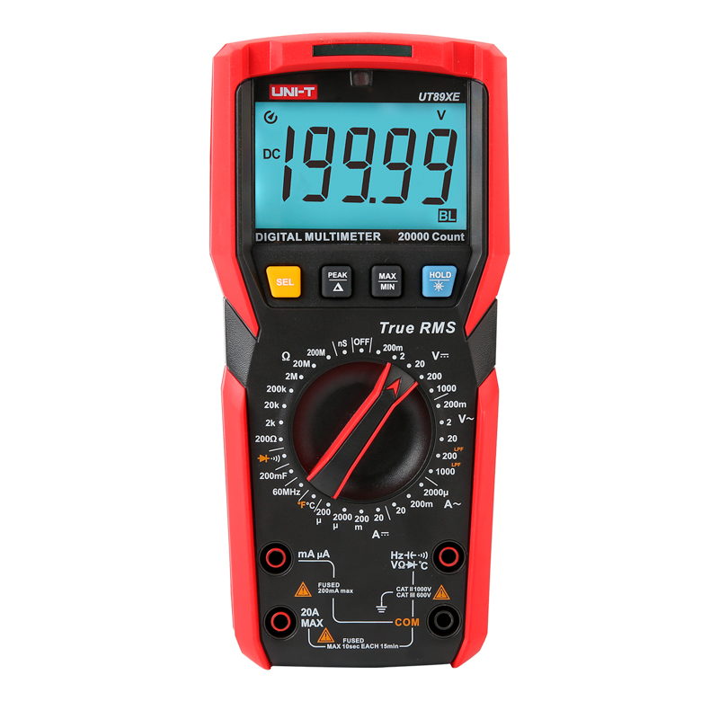 UT89XE - Мультиметр цифровой высокоточный True RMS 20A