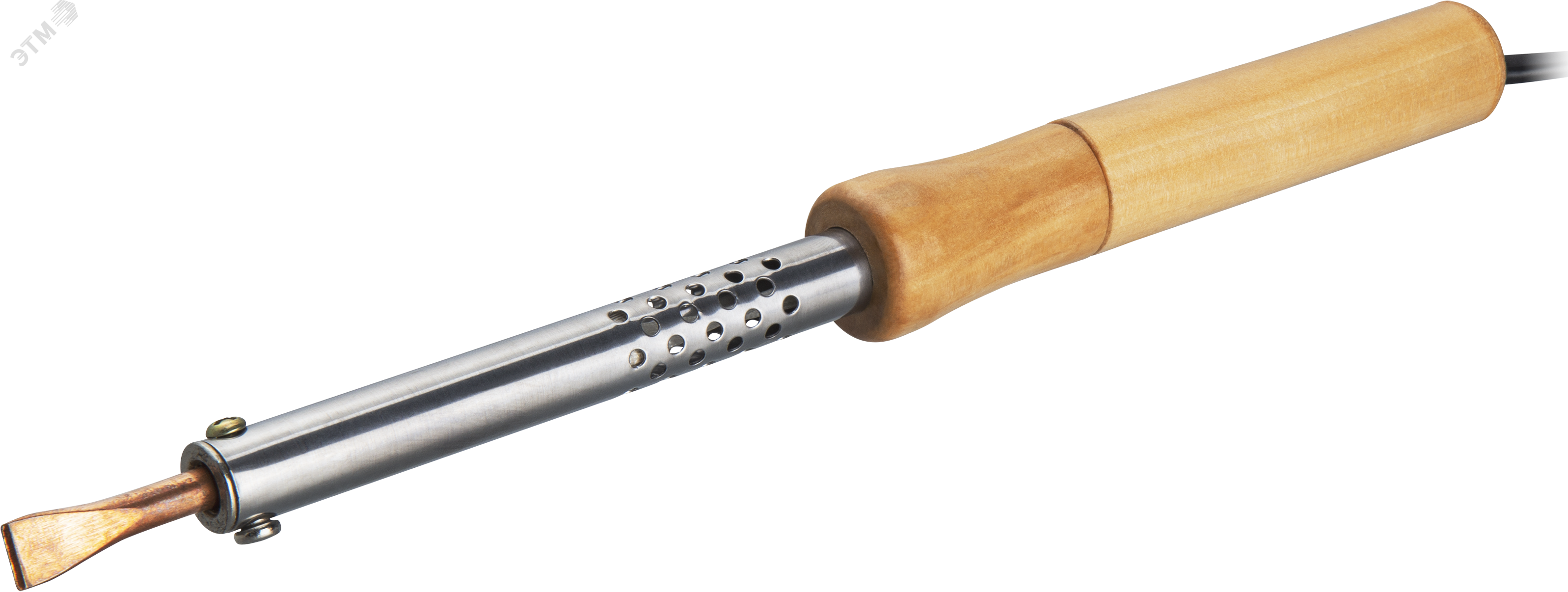 Паяльник ОНЛАЙТ 90 222 OSE-Pes06-60W-CP (дерево, клин прямой) 27671