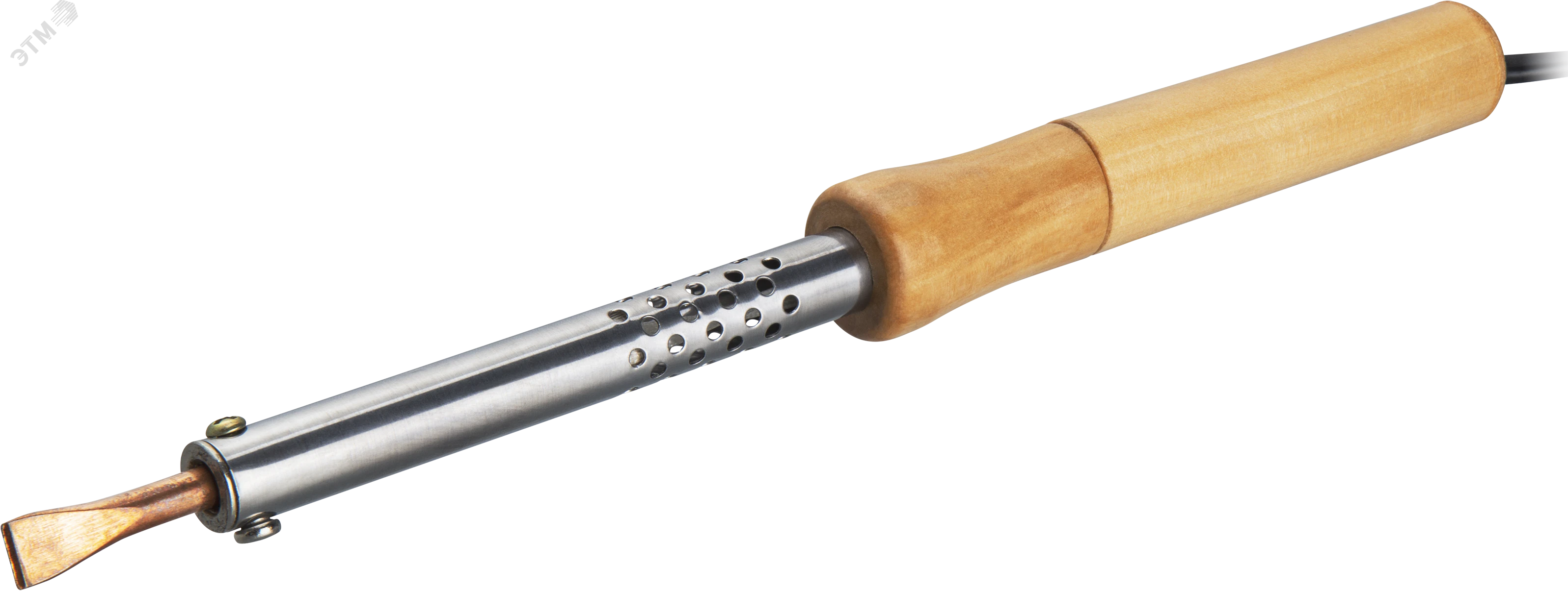 Паяльник ОНЛАЙТ 90 222 OSE-Pes06-60W-CP (дерево, клин прямой) 27671