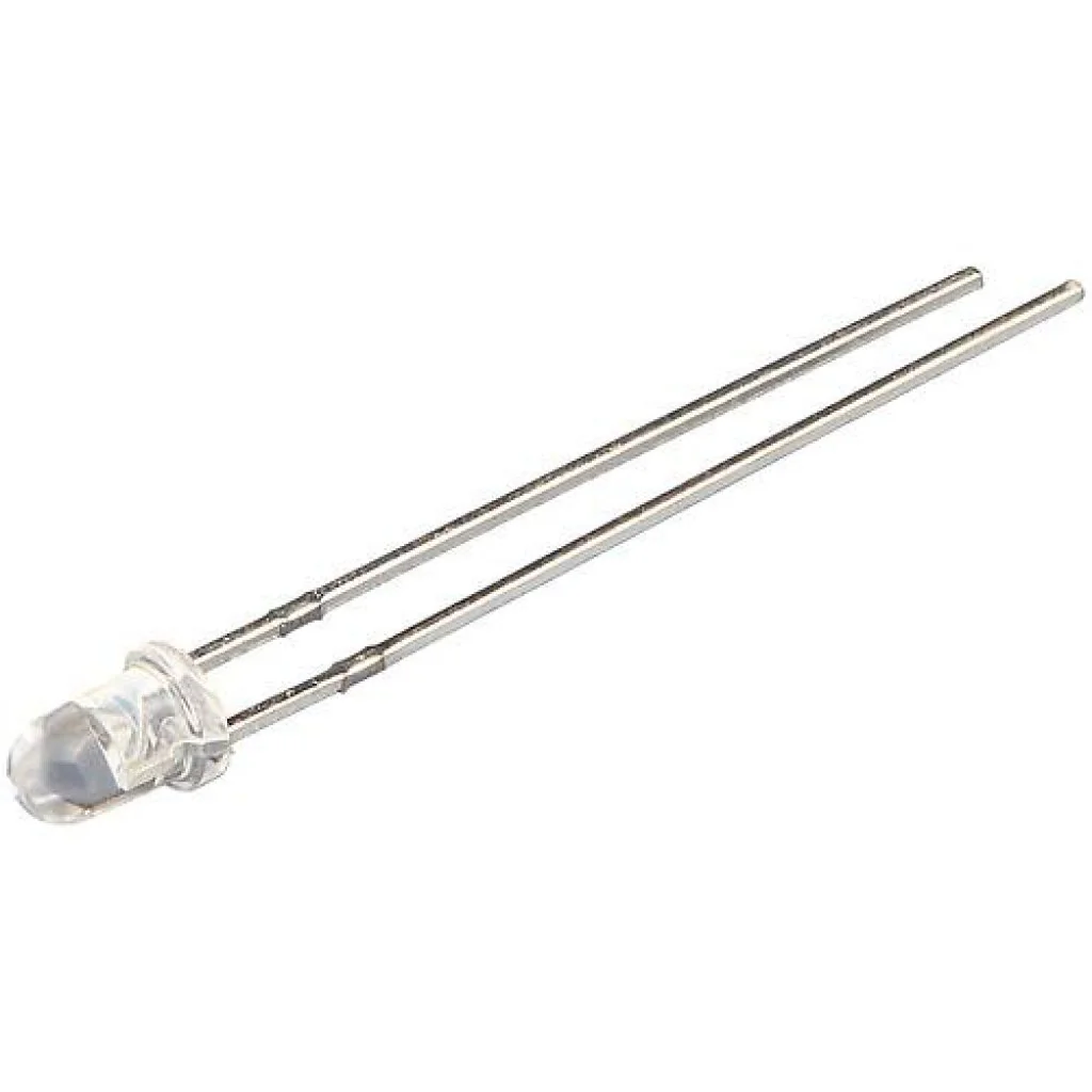 FYL-3014VC - Светодиод 3мм/ультрафиолетовый пурпурный/409нм/120мкд/прозрачный/25°