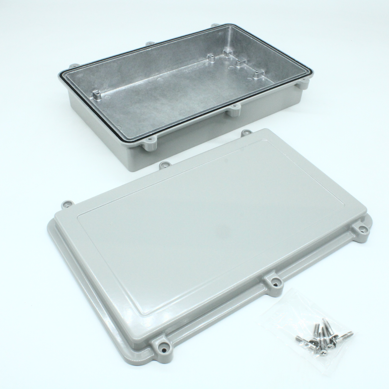 HQ009SLG - Алюминиевый герметичный корпус светло-серого цвета