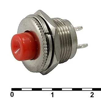 PSW-3-R 220В 0.3А 6ММ - Кнопочный переключатель PSW-3-R 220В, 0.3 А, 6 мм