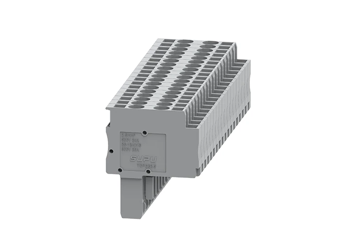 Разъем штекерный TCPDB2.5-8-GY - Разъем штекерный с пружинным зажимом, для клемм TCD1.5-2-1…, TCD2.5-2-1… 2 точки подключения проводов, 8 полюсов, цвет: серый
