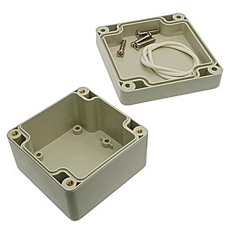 Z366 (80X80X55) - Корпус для РЭА пластиковый пылевлагонепроницаемый ZTM-ELECTRO Z366, 80x80x55 мм, пластиковый