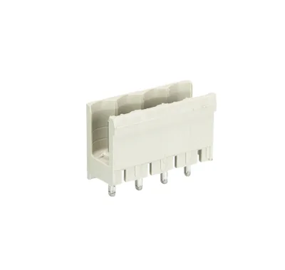 Вилка Wiecon 8213 S / 4 G OB GR OF - Вилочный разъем, вертикальный, без боковых стенок, на плату, шаг 5,08 мм, 4 полюса, фиксация на плате пайкой, 400V, 12А, без маркировки, цвет: серый, серия 8213 S GOF