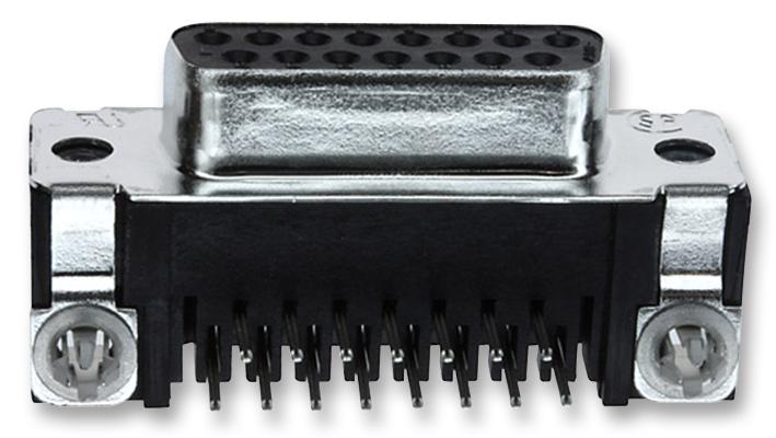 5747845-4 - Разъем D-Sub (розетка) угловой на плату 15 контактов