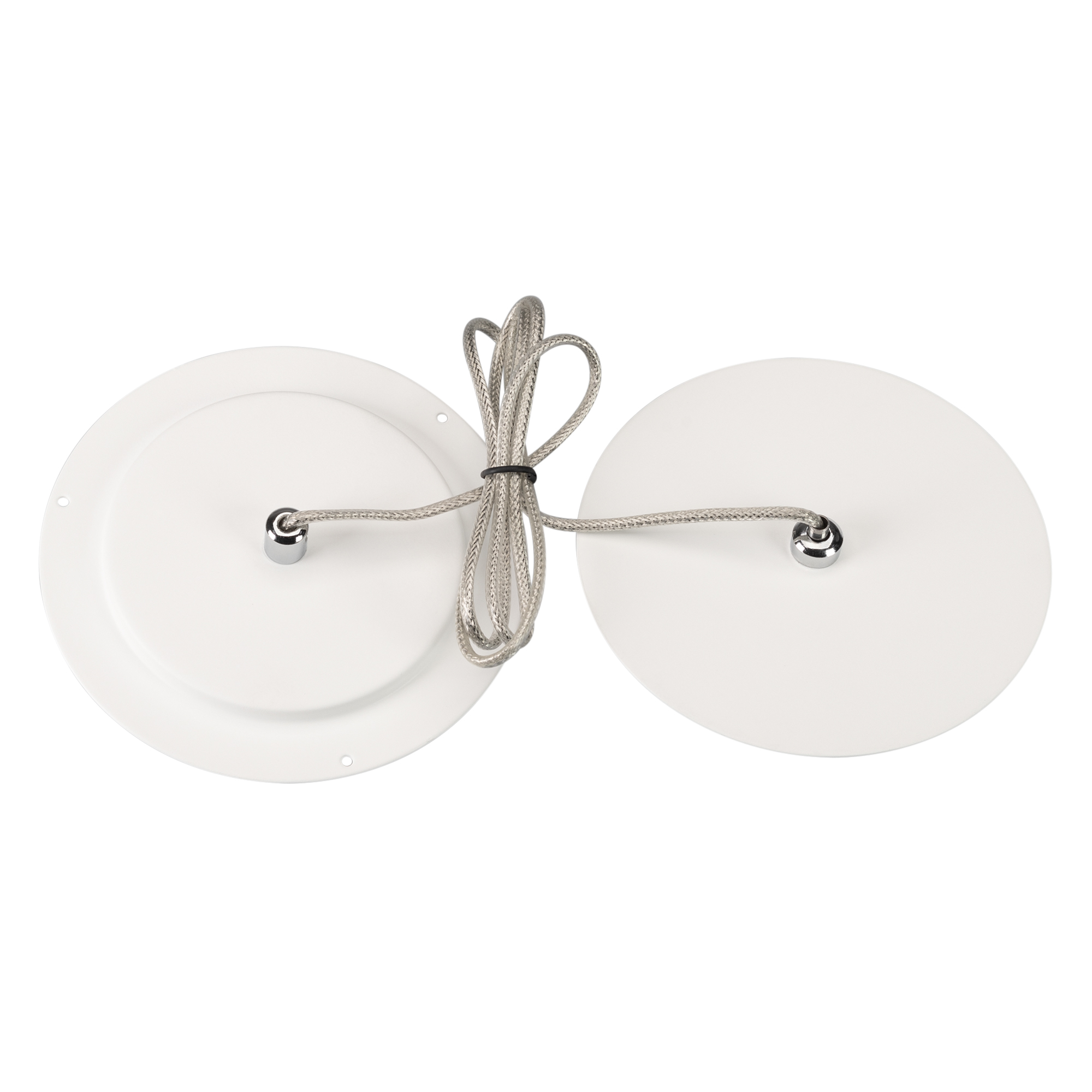 Подвес SPX140A 022469 - Аксессуар регулируемый для подвешивания светильников SP-FOCUS-R140-30W. Длина троса 1000мм. Диаметр 140мм. Цвет белый.