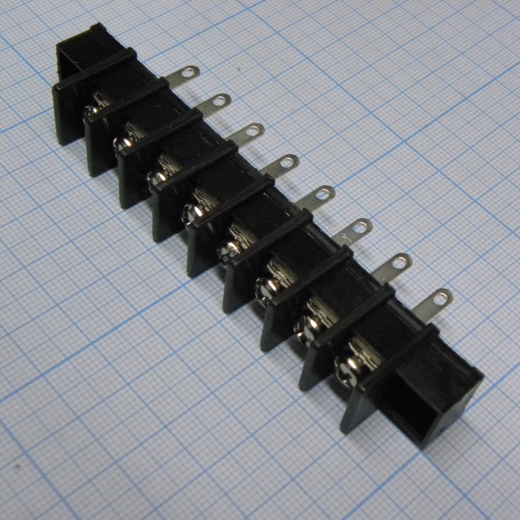 DG55H-A-08P-13-00A(H) - Барьерный клеммный блок 8 контактов. Серия DG55H-A