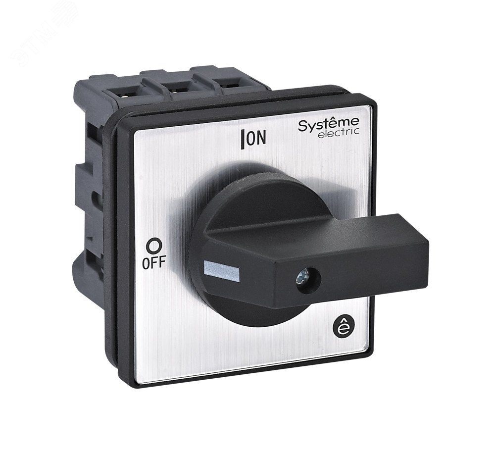 ВЫКЛЮЧАТЕЛЬ-РАЗЪЕДИНИТЕЛЬ 3P 32A С Ч-РНОЙ РУКОЯТКОЙ НА ДВЕРЦУ 4 ВИНТАМИ MSD32320B