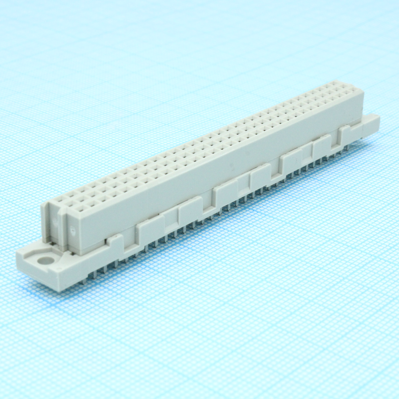 9-1393640-3 - Разъем DIN 41612, Серия Type C, 64 контакт(-ов), Гнездо, 2.54 мм, 3 ряда, a + b + c