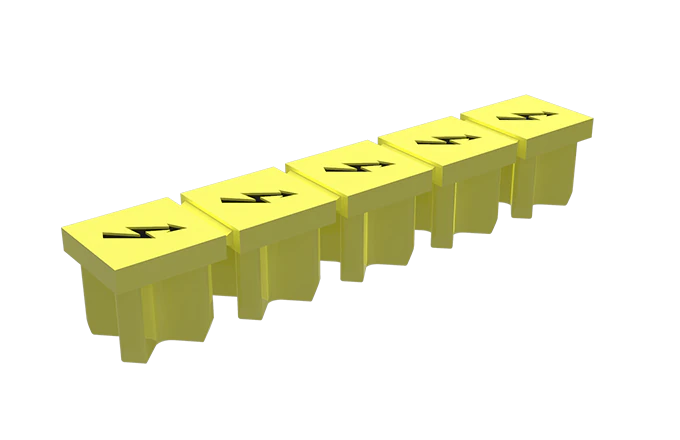 Маркировка "Безопасность" TMD4.2-5 - Маркировка, знак "Молния" для клемм TC1.5…, 5 штук,цвет желтый