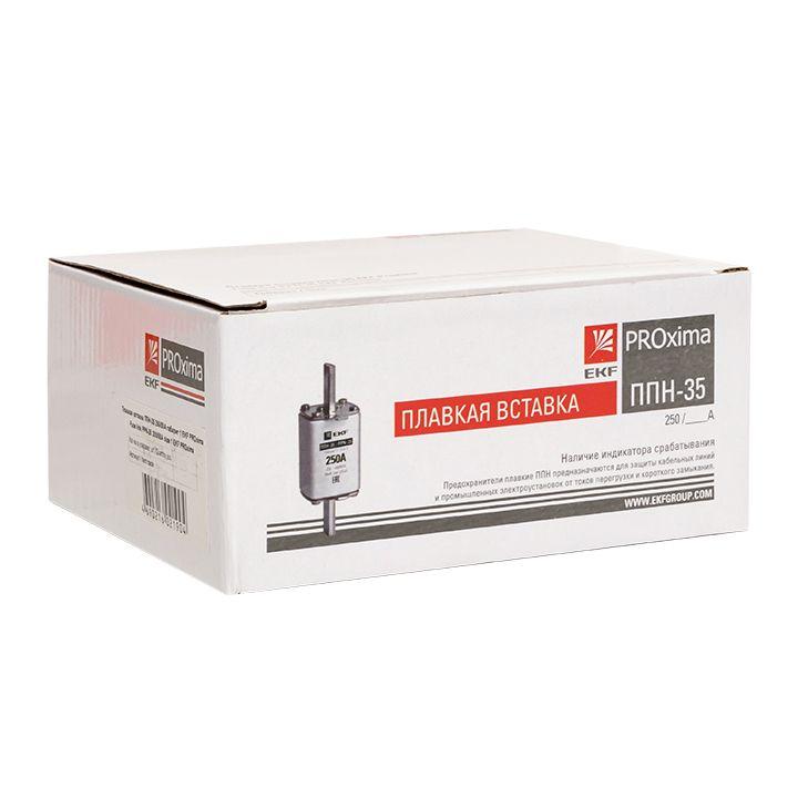 Вставка плавкая ППН-35 250/125А габарит 1 PROxima fus-35/250/125