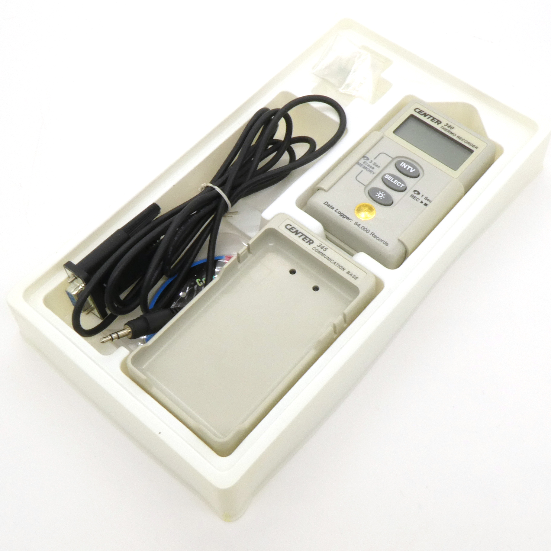 Прибор  CENTER 340 - терморегистратор: встроенный термодатчик -30…70 гр. С, разрешение 0.1°С, погрешность 0.7 °С , регистратор на 64000 показаний