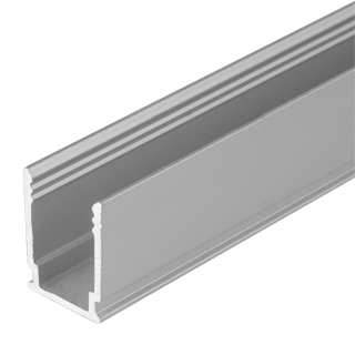 Профиль ARL-Mini (16x8mm) 021554 - Профиль из анодированного алюминия для гибкого неона сечением 16x8 мм. Длина 1 метр, габариты 1000х10.7х14.7 мм.