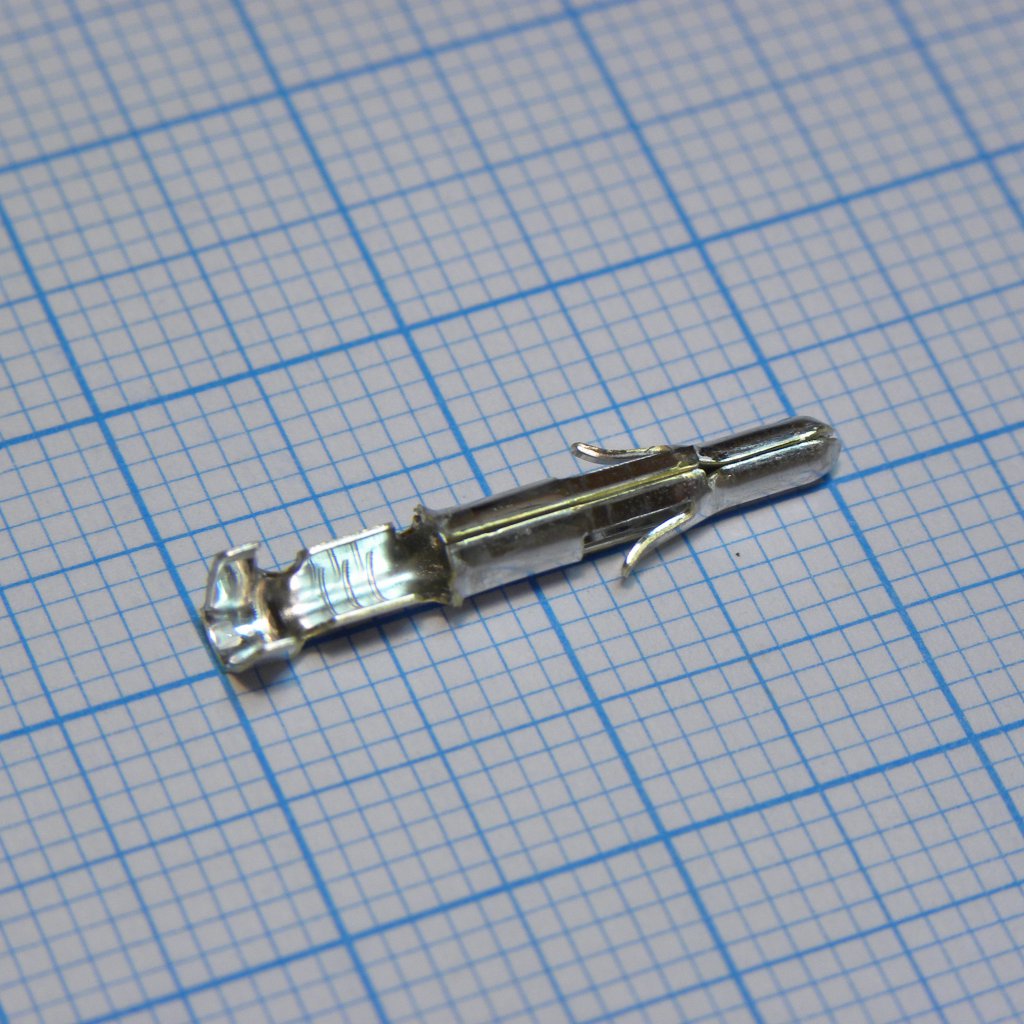 926896-1 - Контакт, Серия Universal MATE-N-LOK, Штырь, Обжим, 18 AWG