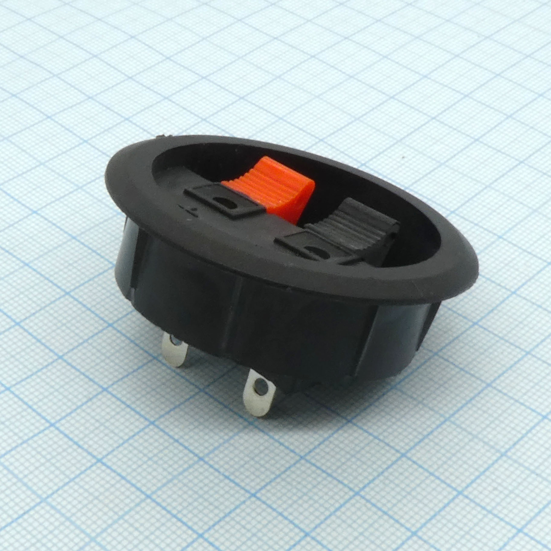 Зажим 2-конт. d=55mm - терминал диаметром 55мм, вклеиваемый