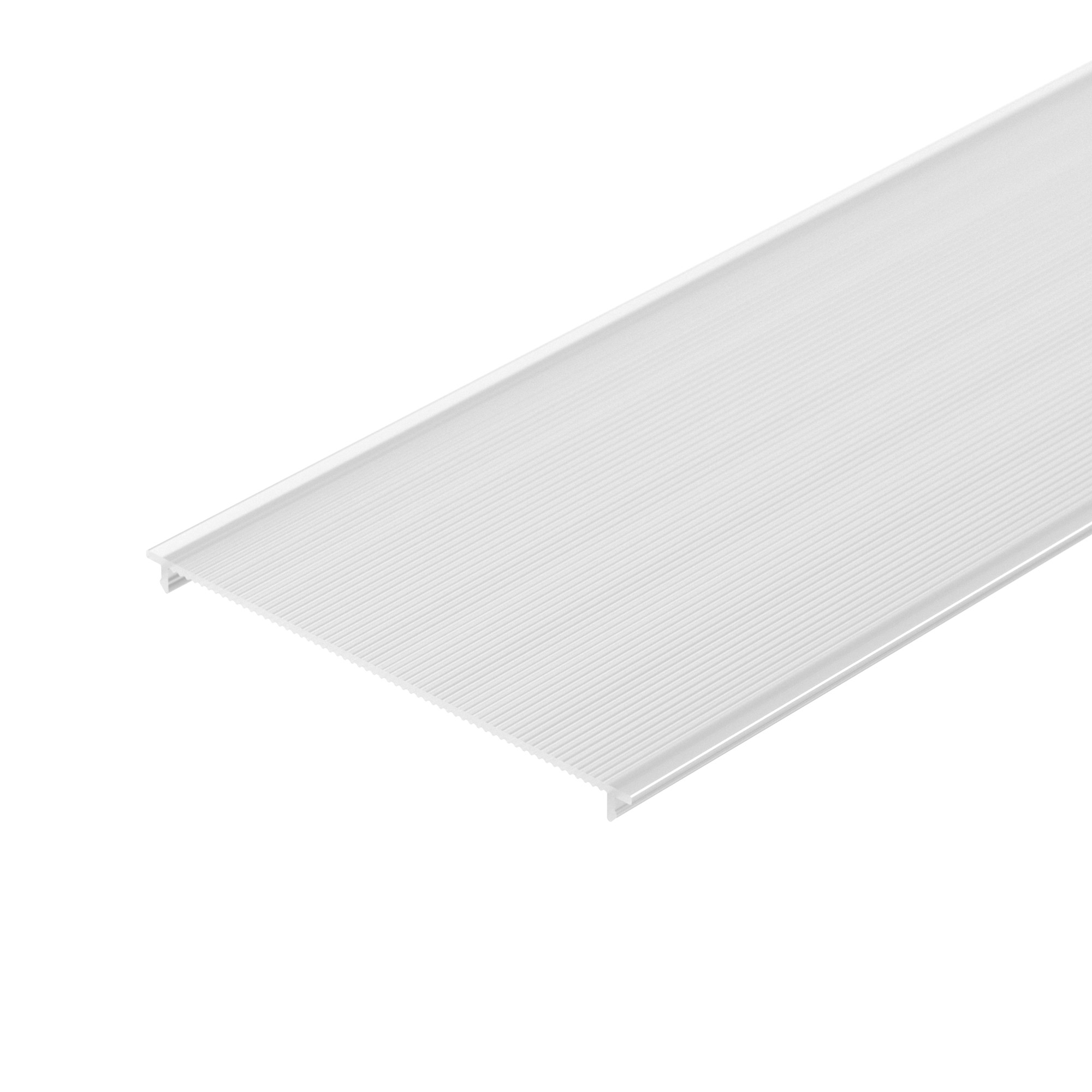 Экран LINIA140-2000 017322 - Микропризматический экран к профилям TOP-LINIA140. Размер 2000х129х8 мм. Микропризмы на внутренней стороне.