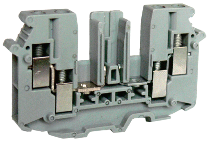 Предохранительная клемма UKJ-4/2X2FDS1 - Предохранительная клемма, (без держателя), 4 точки подключения в клемме, тип фиксации провода: винтовой, номинальное сечение: 4 мм кв., до 16A, 400V, ширина: 6,2 мм, цвет: серый, тип монтажа: DIN 35