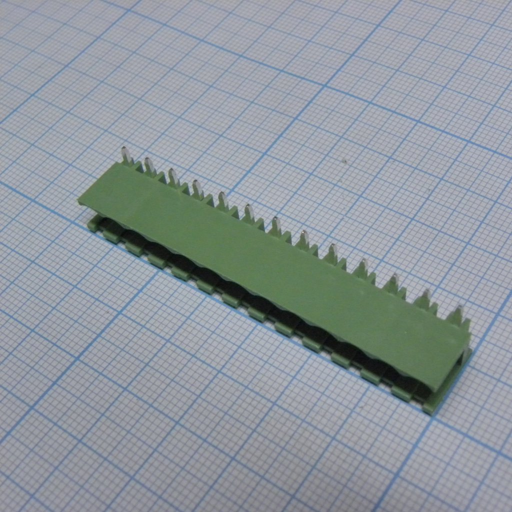 2EDGR-5.08-13P-14-00A(H) - Разъемный клеммный блок на плату, 13 контактов. Серия 2EDGR-5.08