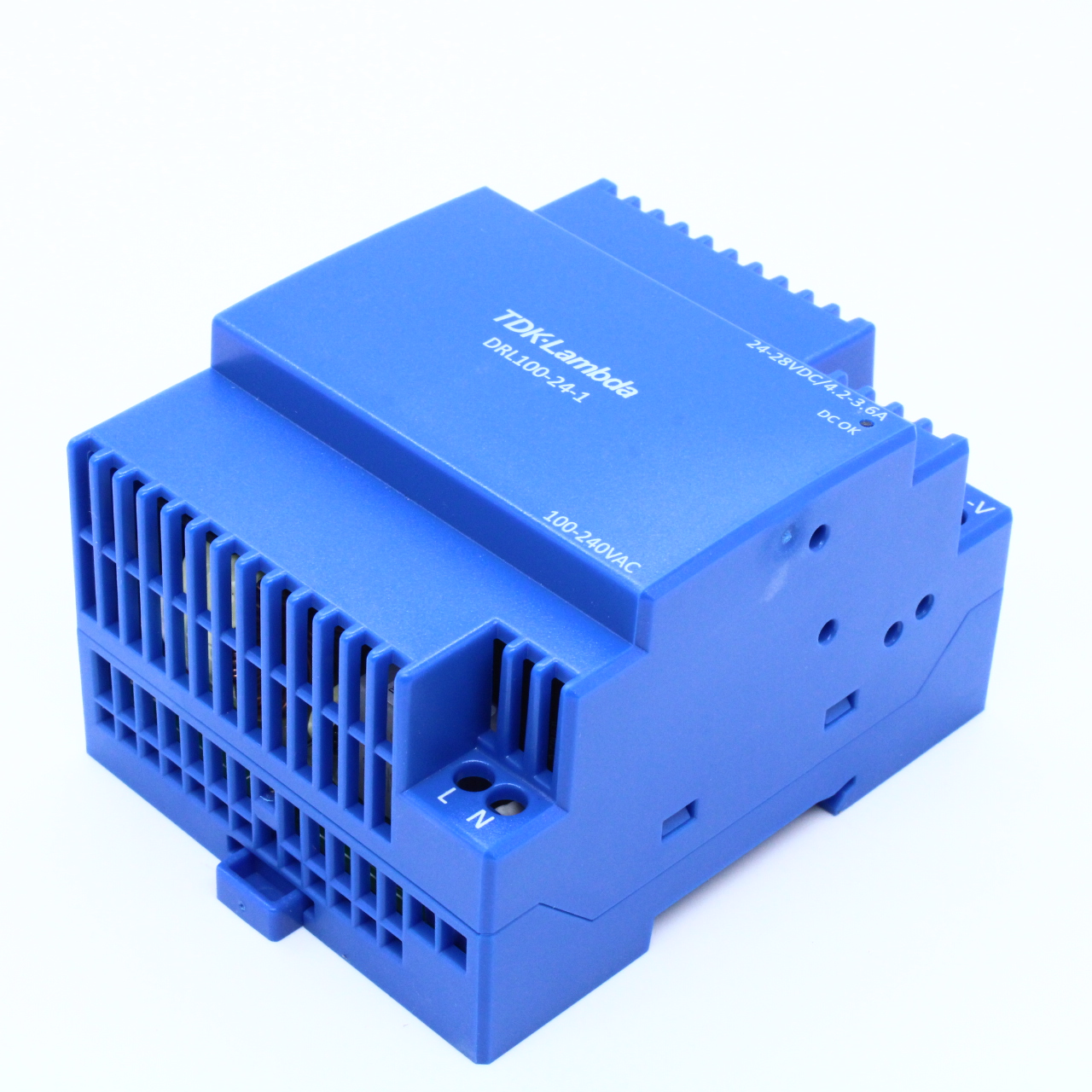 DRL100-24-1 - AC-DC преобразователь на DIN-рейку 100Вт выход 24В