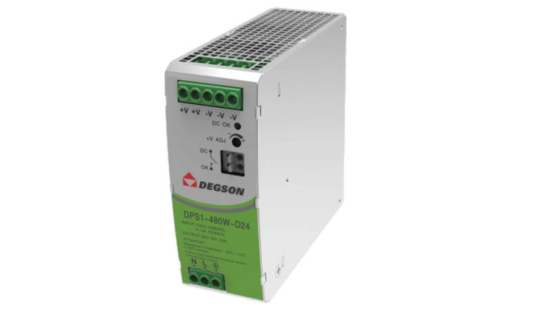 Блок питания DPS1-480W-D24 - Источник питания, однофазный, 24V / 20A / 480W; диапазон входных напряжений: 100 - 240VAC / 100 - 370VDC, монтаж: на DIN рейку, температура окружающей среды –30°C…+70°C