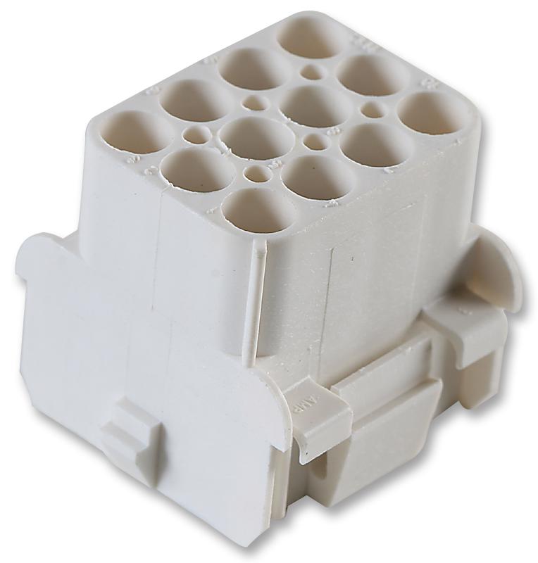 926681-3 - Корпус разъема розетка 12 контакт(-ов) прямой монтаж на панель пакет