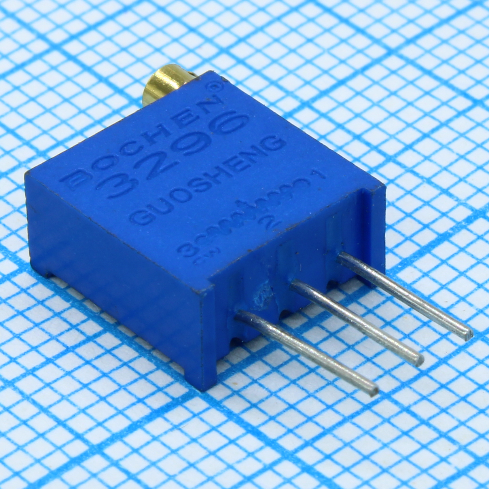 3296W-1-503 - Потенциометр многооборотный керметный 50кОм 0.5Вт PC PIN