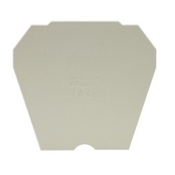 Пластина разд. TW 4 E - Крышка боковая, для клемм WK 4 E..., цвет: серый