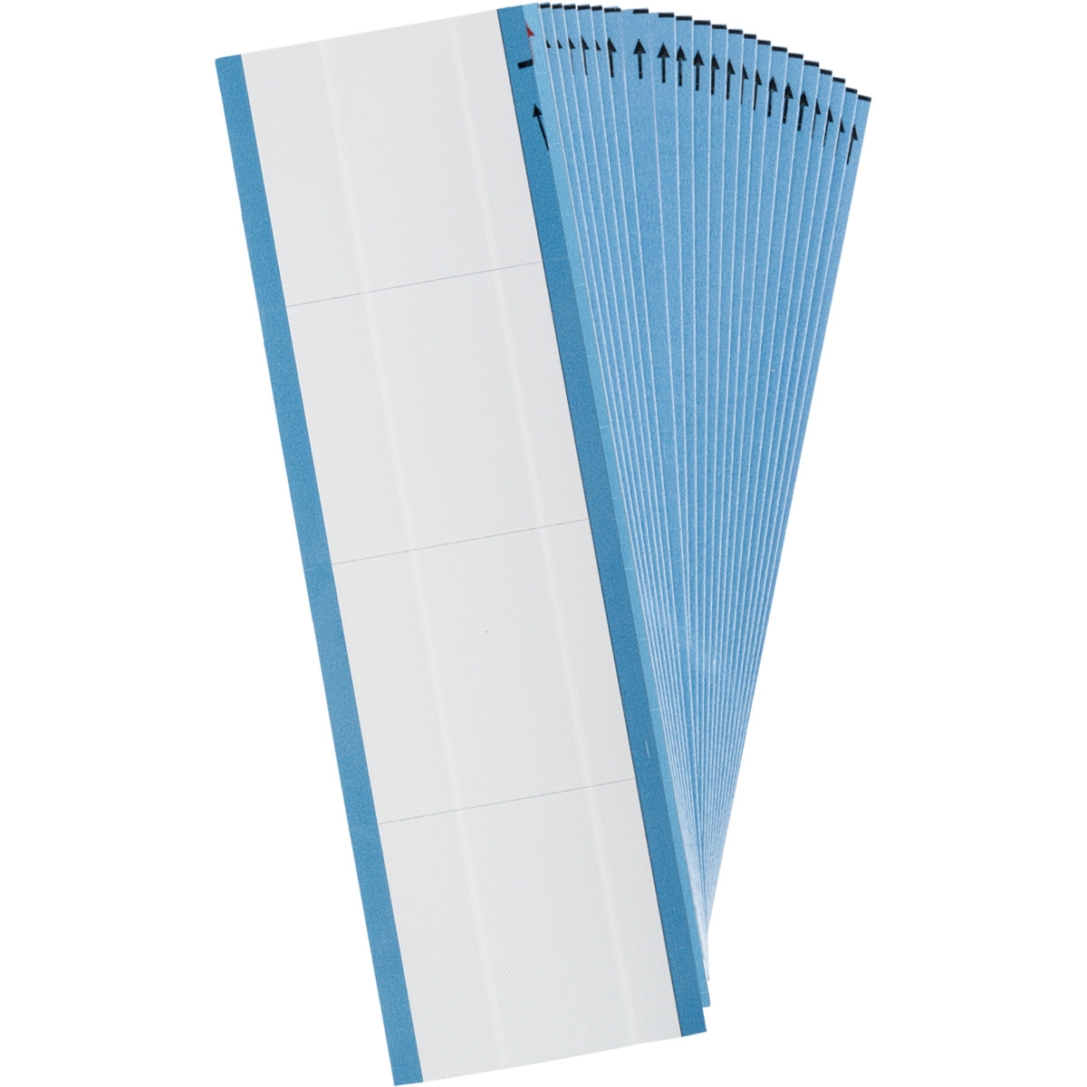 brd149373 - WO-54-PK этикетки на картах, материал В-500, матовый винил, цвет-белый, размер 57.15х57.2мм, 100 шт/упак.