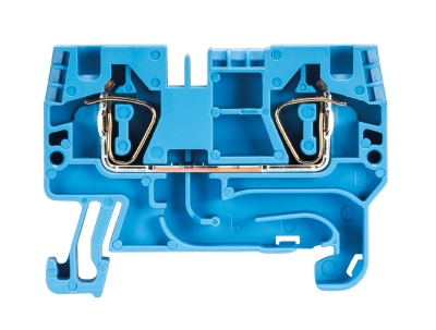 Клемма WKFN 4/35 BLAU - Проходная клемма, тип фиксации провода: пружинный, номинальное сечение: 4 мм кв., 32A, 800V, ширина: 6 мм, цвет: синий, тип монтажа: DIN 35