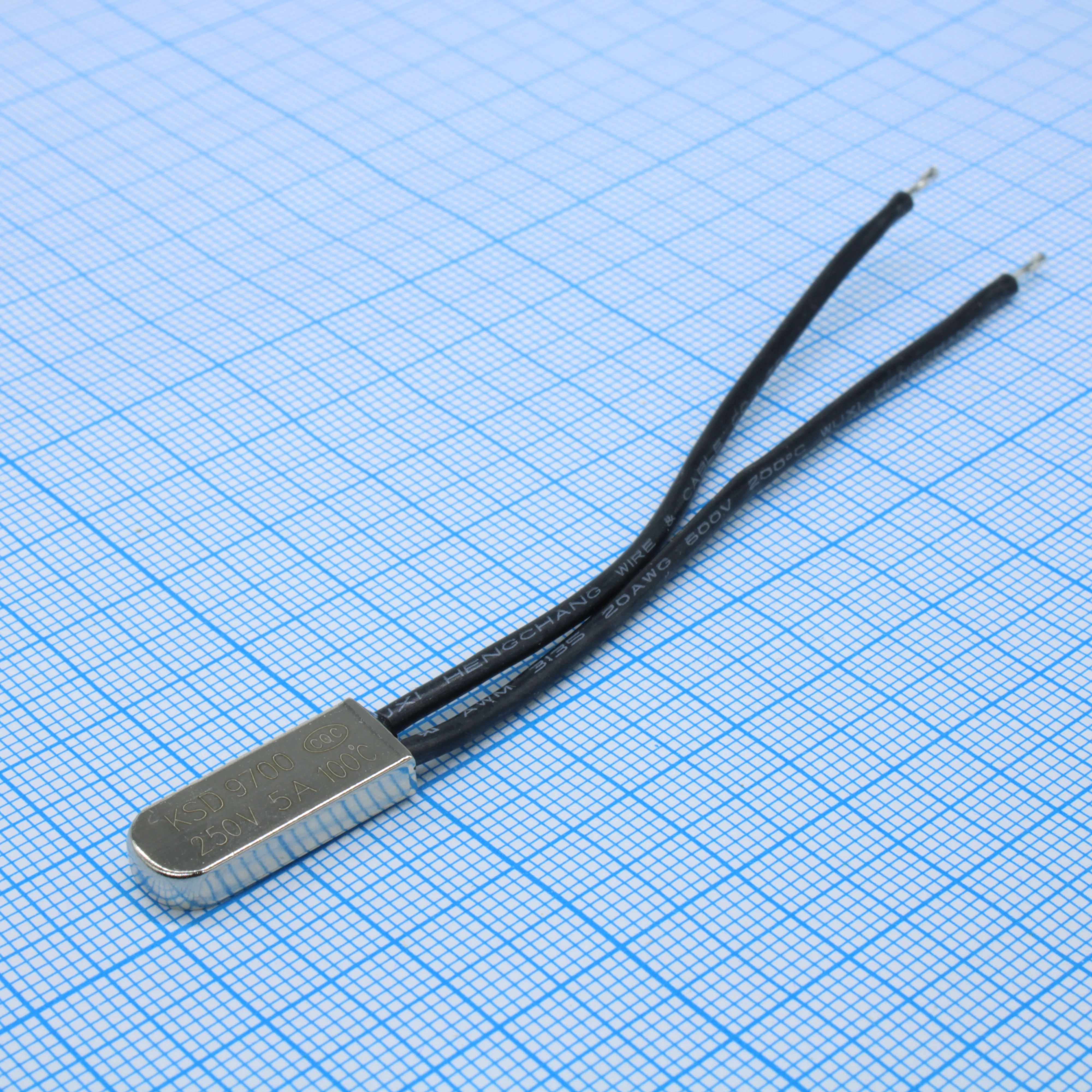 L-KLS5-KSD9700-5A100-B - Термостат 100*C 5А нормально замкнутый металлический корпус