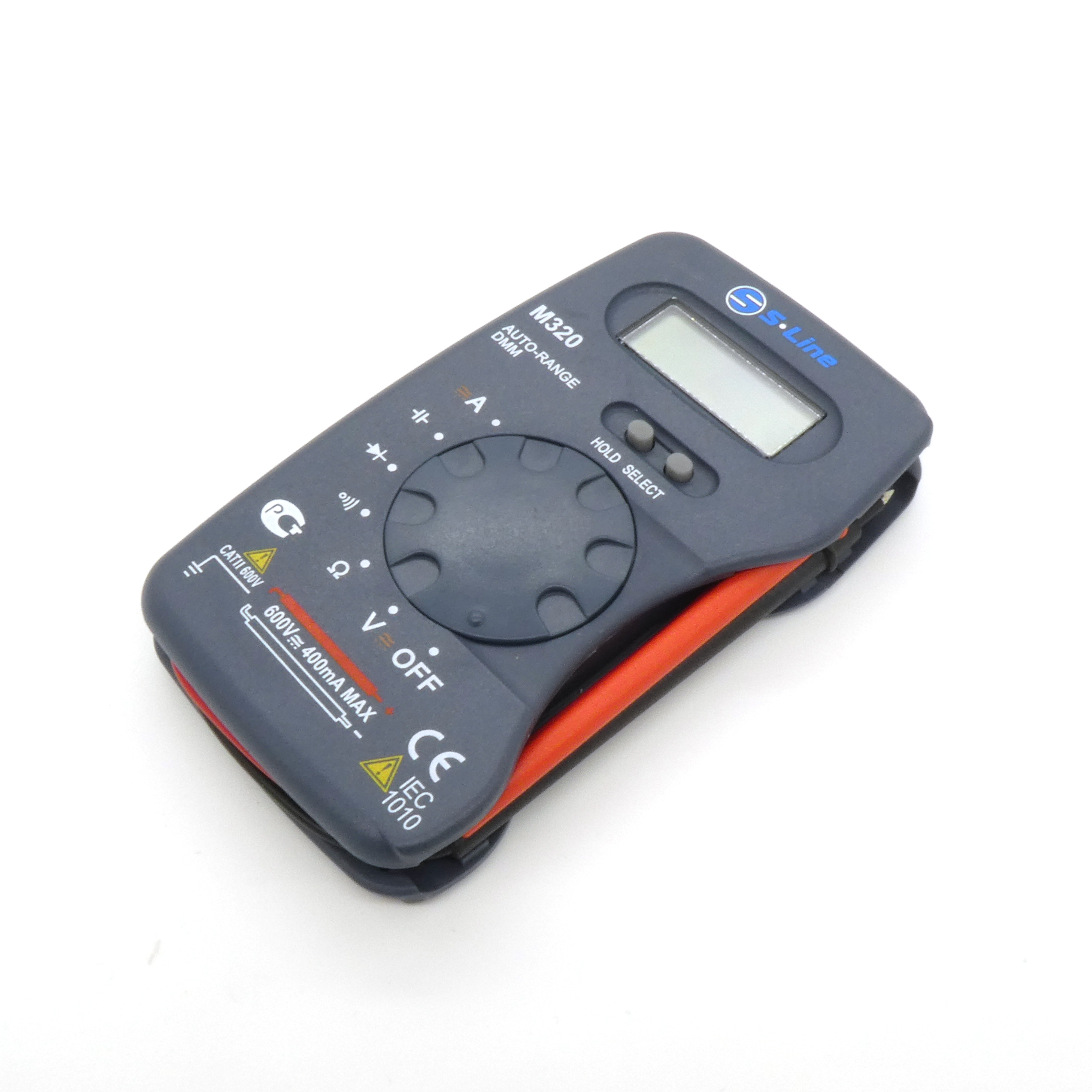 M320 - Мультиметр цифровой, тест диодов, прозвон цепей, измерение емкости, интегрированные щупы.