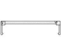 747275-3 - Connector Accessories Strain Relief Straight Thermoplastic Black Package