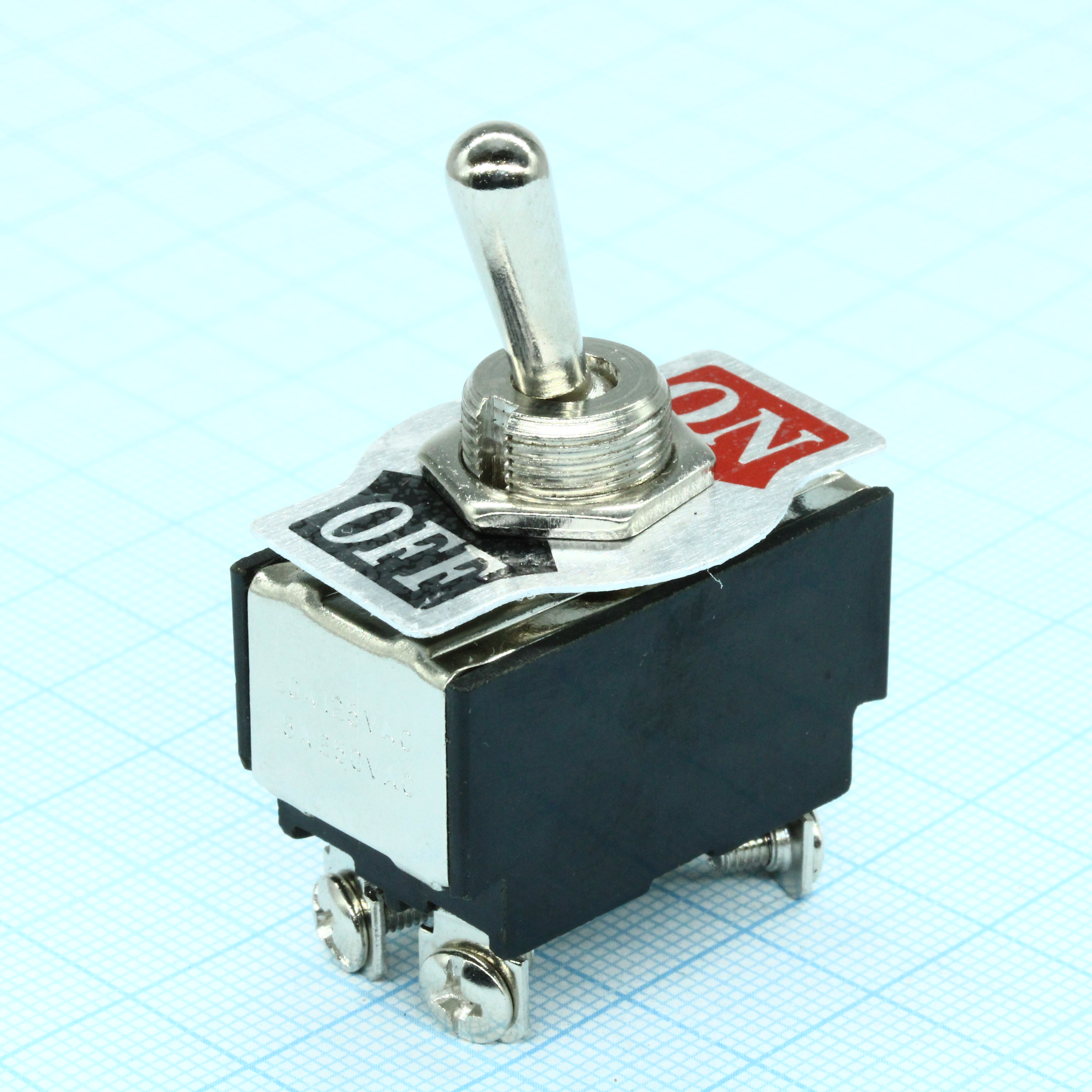 KN3(B)-201AA-A1 - Тумблер ON-OFF (15A 250В) две группы контактов на замыкание
