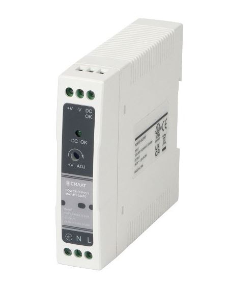 Источник питания 24 V DC/1 A, 902410 - Источник питания, однофазный, 24VDC / 1A, 24W, диапазон входн. напр.: 90 - 264VAC / 127 - 370VDC; габариты (мм): 100х93х23, монтаж: на DIN рейку