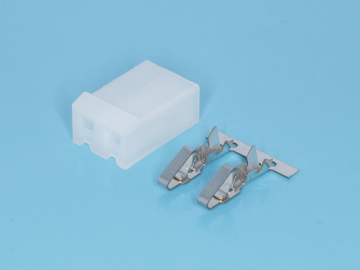 MHU-2 - Разъем питания MHU-xx, гнездо 2pin, шаг 5.08мм