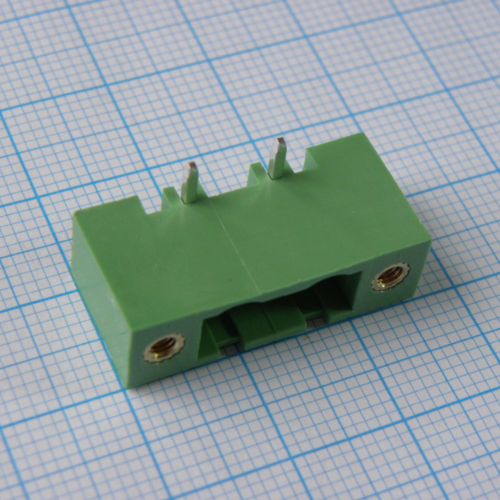 2EDGRM-7.62-02P-14-00A(H) - Разъемный клеммный блок на плату, 2 контактов. Серия 2EDGRM-7.62