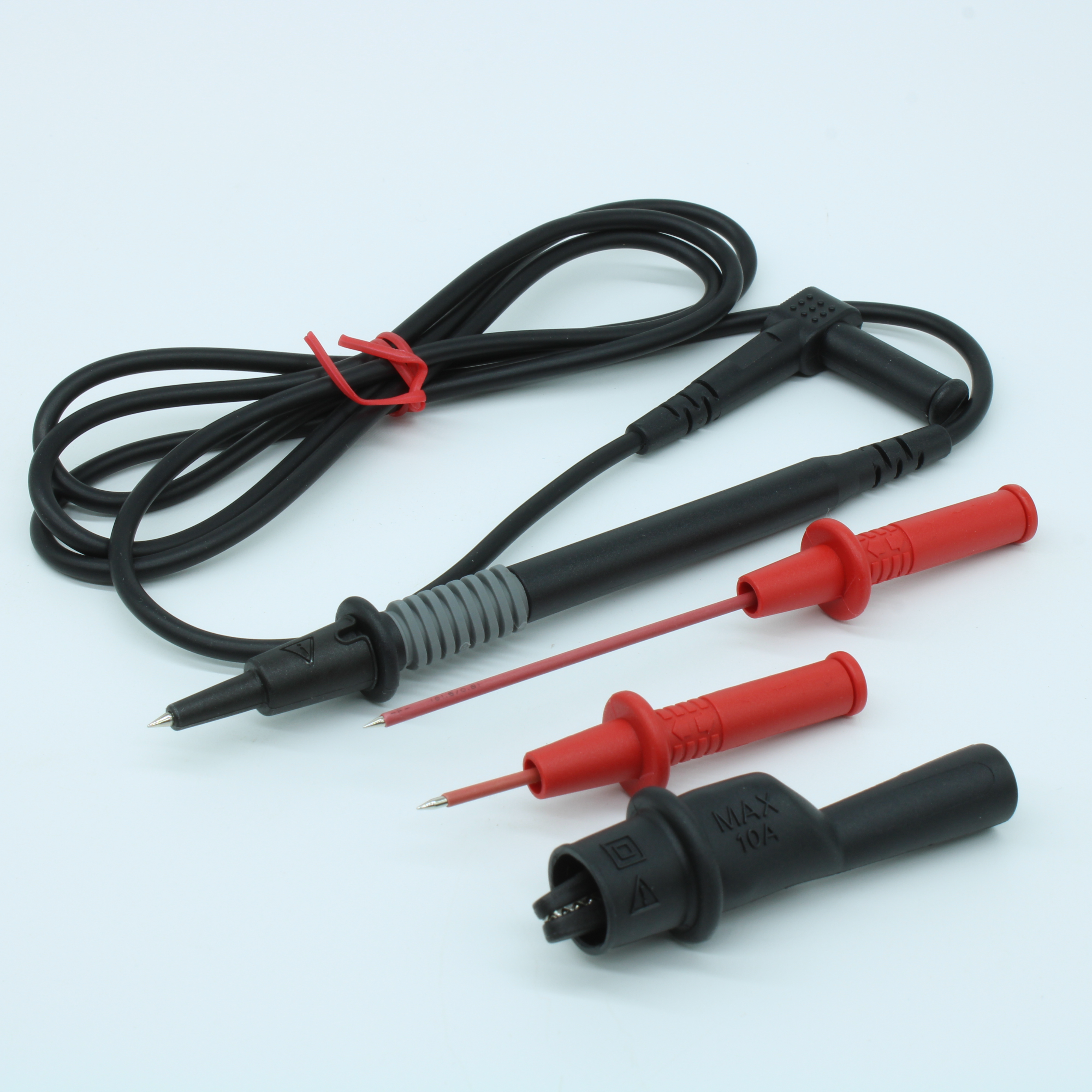 TL-10N - Комплект измерительных аксессуаров и проводов для APPA 17, а также для любого цифрового мультиметра или универсального вольтметра (вх. гнезда 4 мм/ «мама»). Электрический рейтинг: 1000 В, 10 А