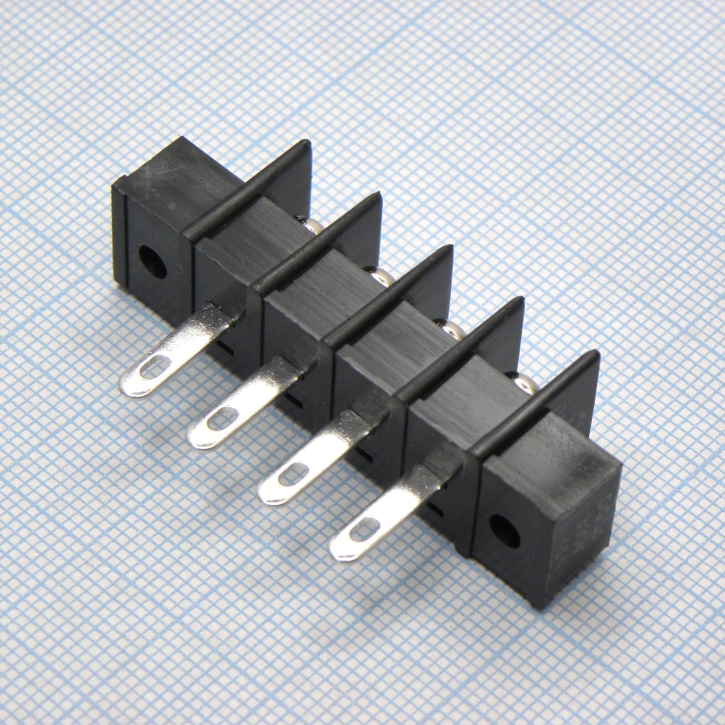 DG25H-A-04P-13-00A(H) - Барьерный клеммный блок 4 контакта. Серия DG25H-A